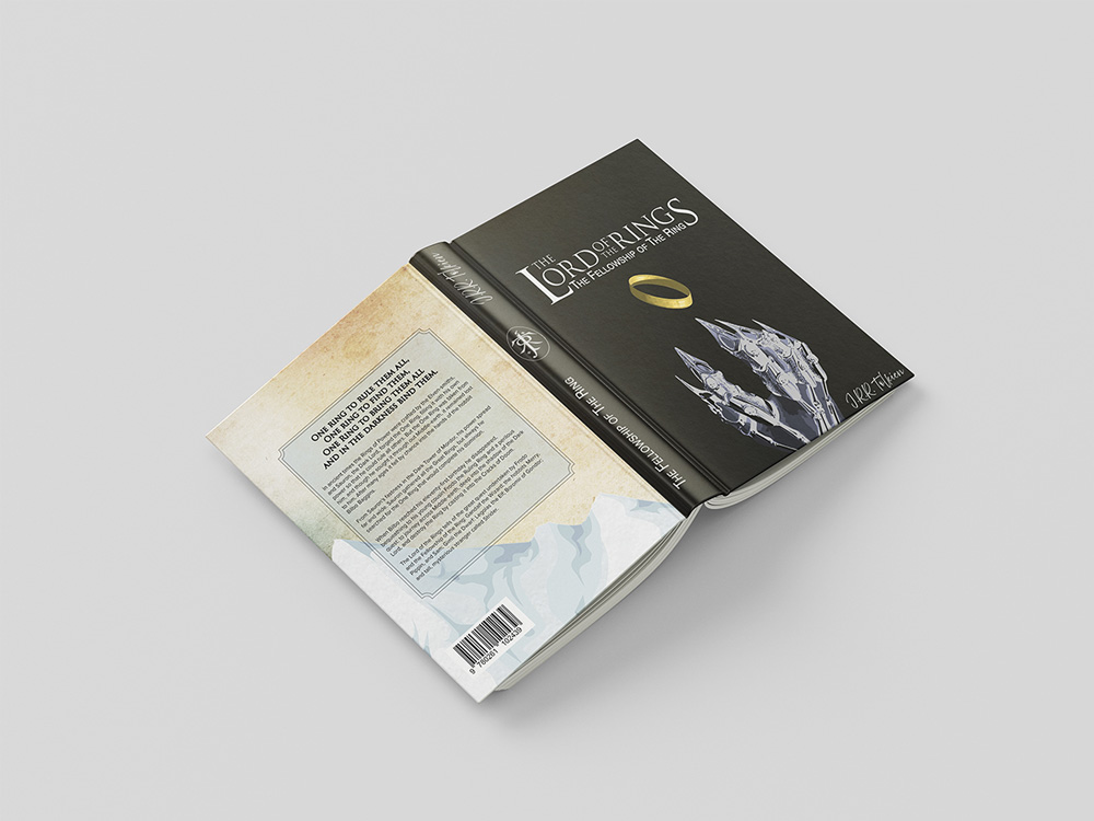 LOTR book cover mockup