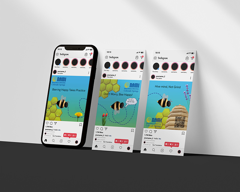 NAMI social media mockup